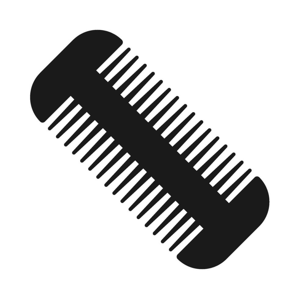 Hair comb flat illustration vector