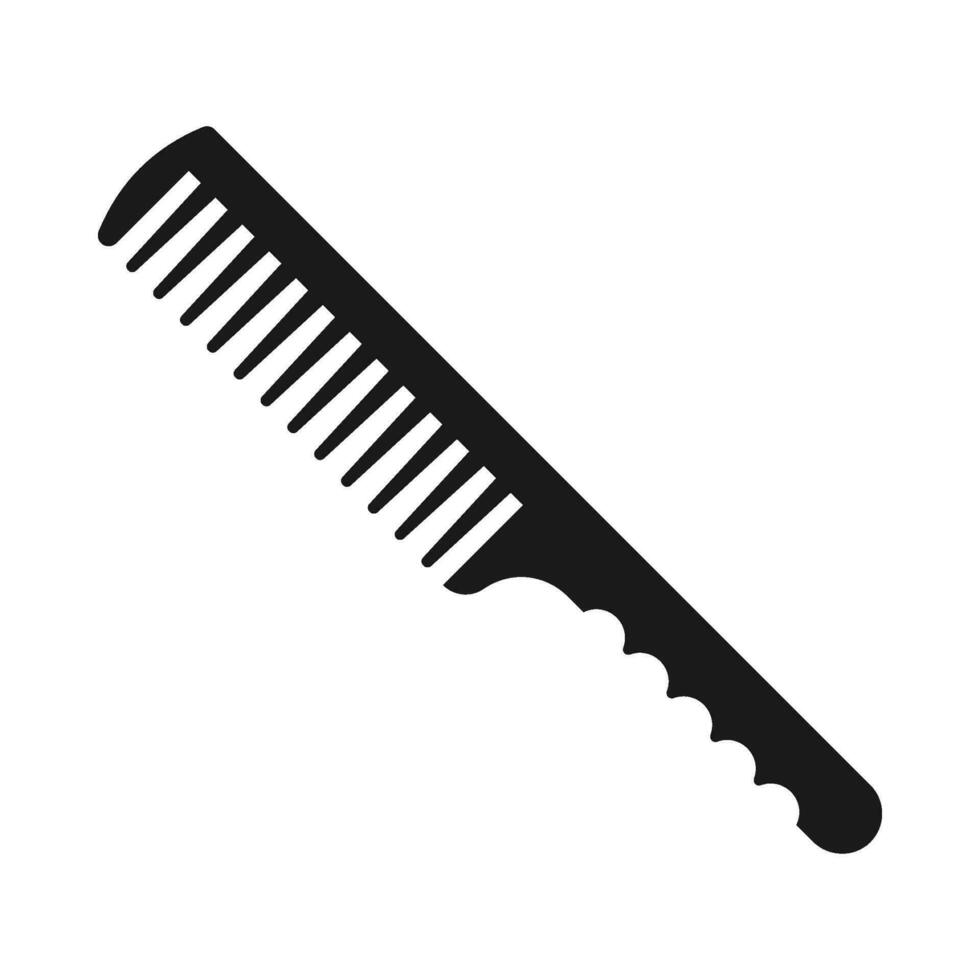 Hair comb flat illustration vector