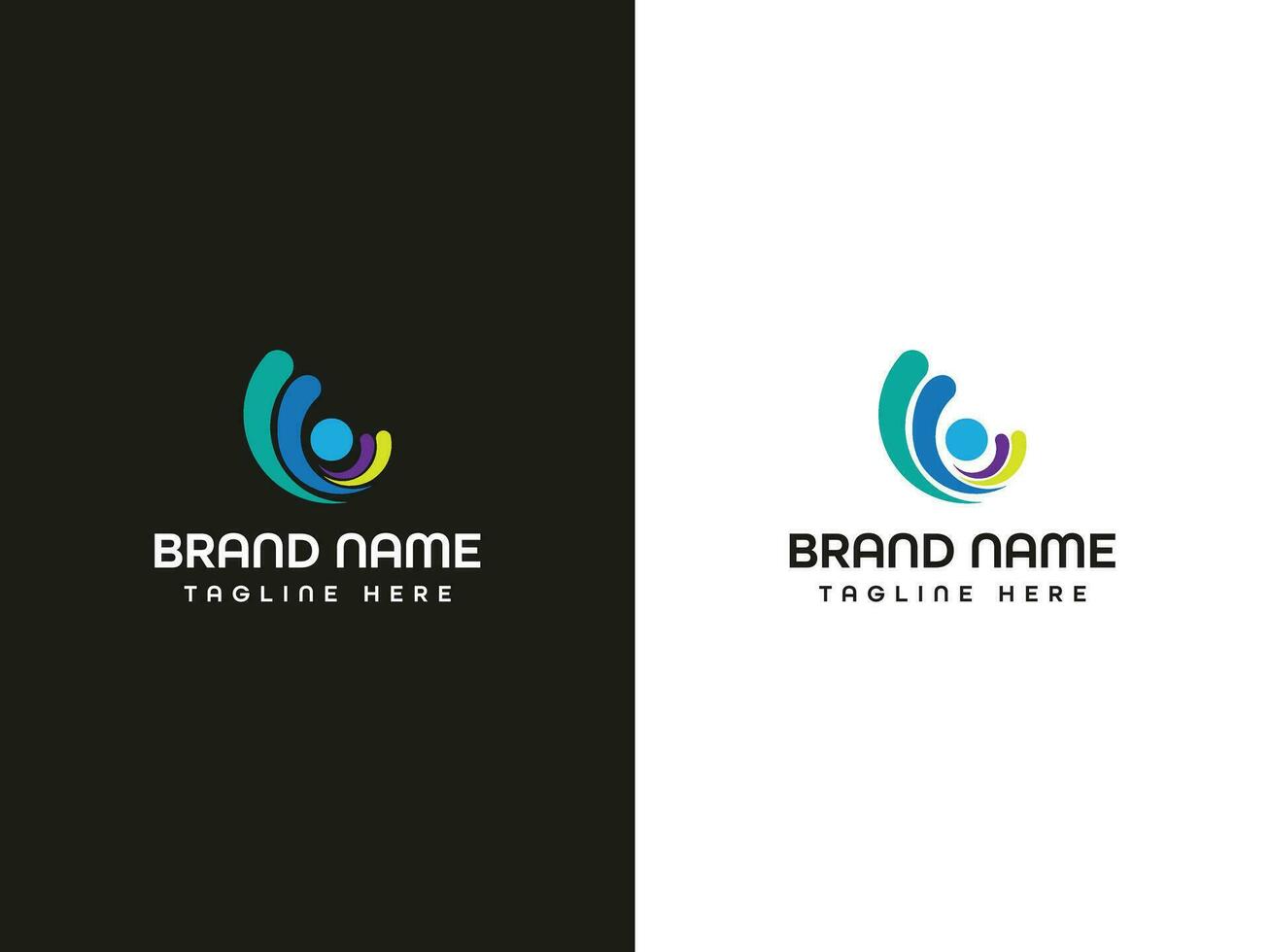 minimal logo design vector