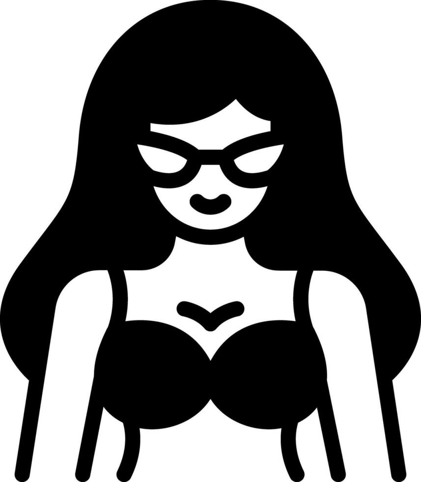 solid icon for sexy vector