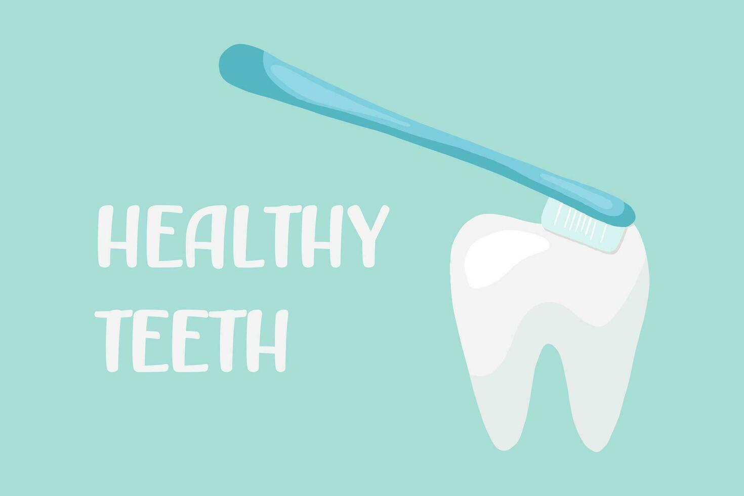 Healthy tooth , teeth whitening concept, illustration vector. vector