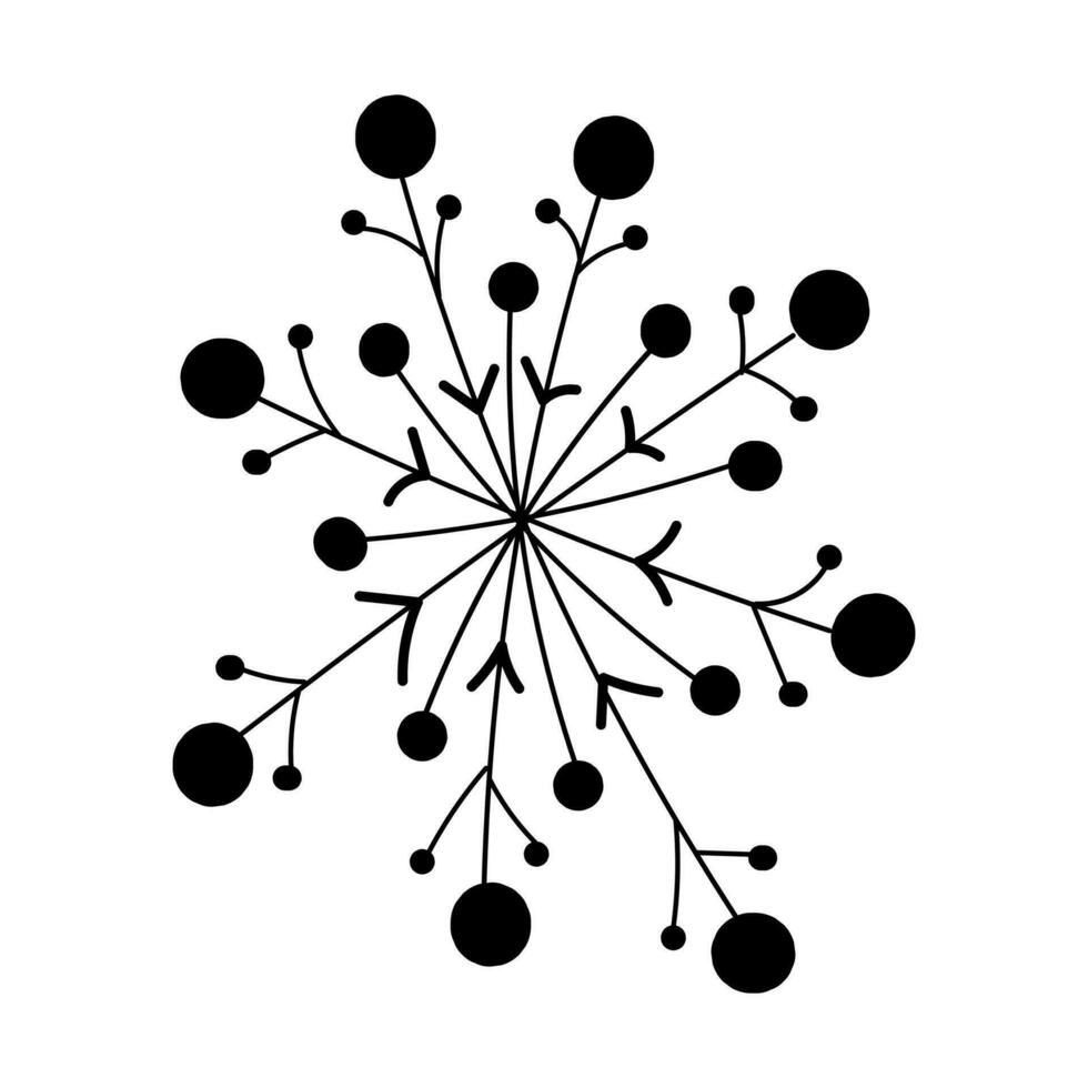 snowflake icon isolated symbol vector illustration