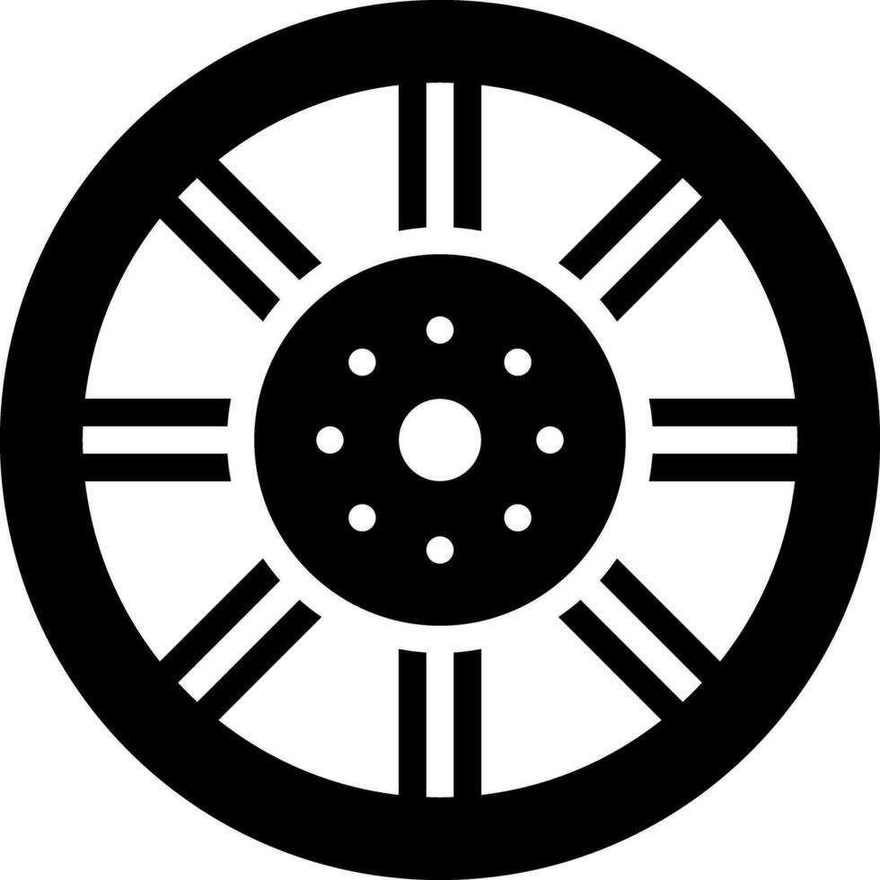 solid icon for spoke vector