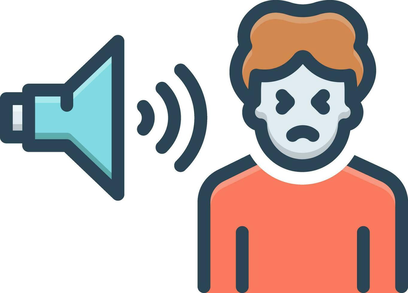 color icon for affect vector