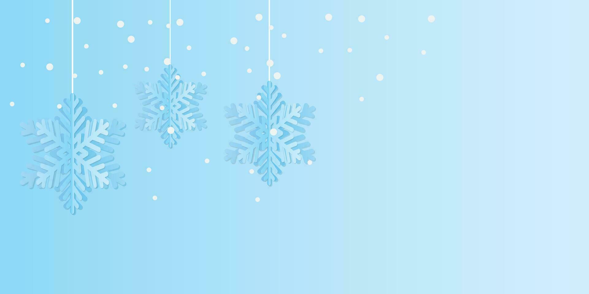 Vector abstract background design with a winter theme.