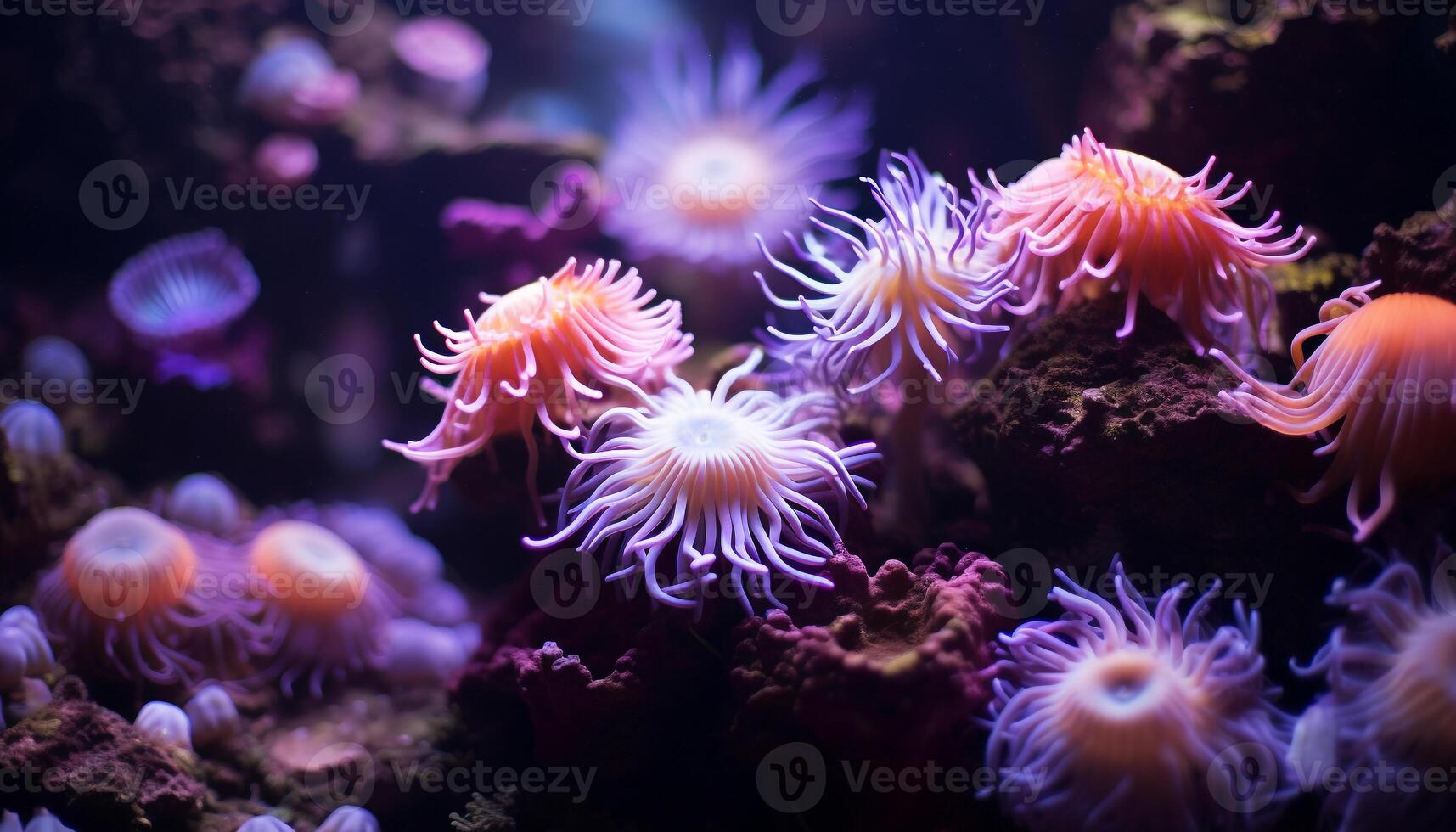 AI generated Underwater beauty fish, reef, nature, animal, water, tropical climate generated by AI photo