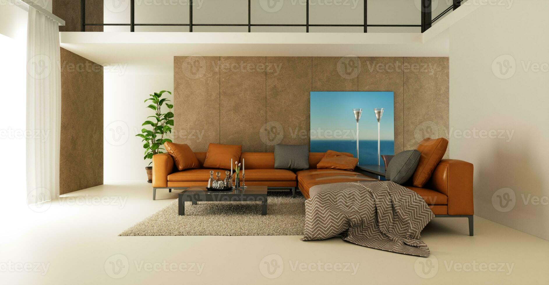 Project of a studio apartment with a modern style. photo