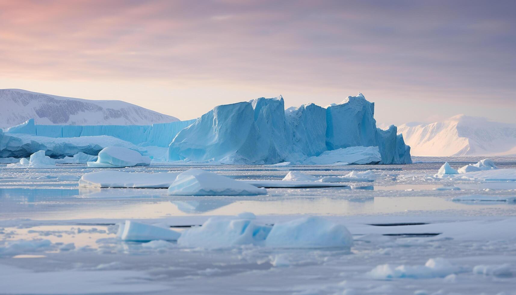 ai generado resumen azul hielo cristal refleja naturaleza congelado frescura generado por ai foto