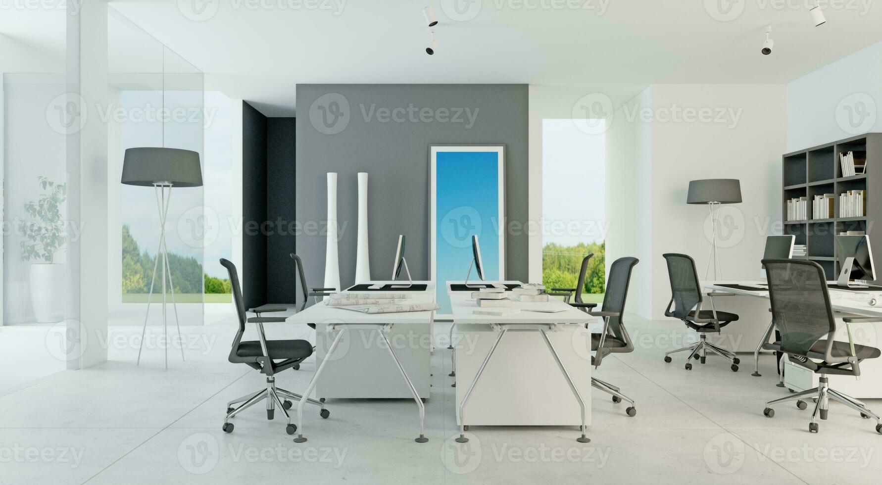 Modern office space photo