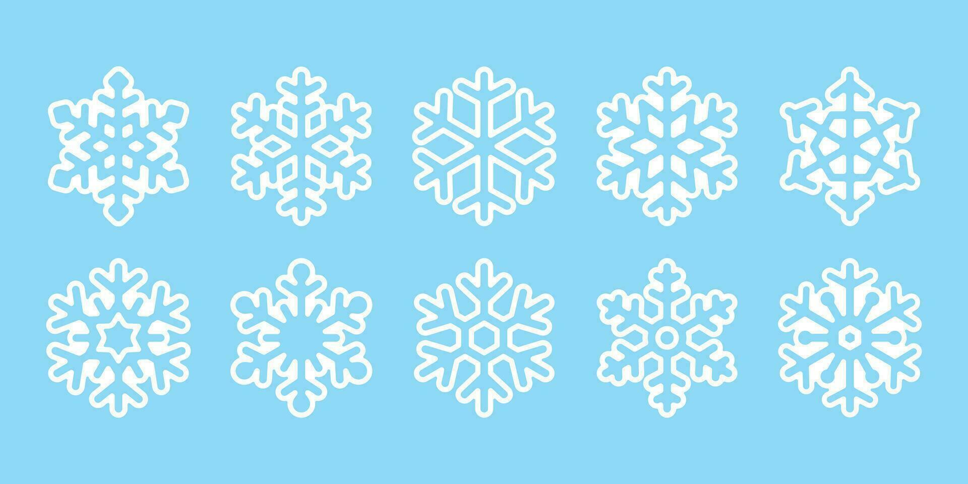 copo de nieve vector Navidad icono logo nieve Papa Noel claus Navidad dibujos animados personaje ilustración símbolo gráfico garabatear azul diseño