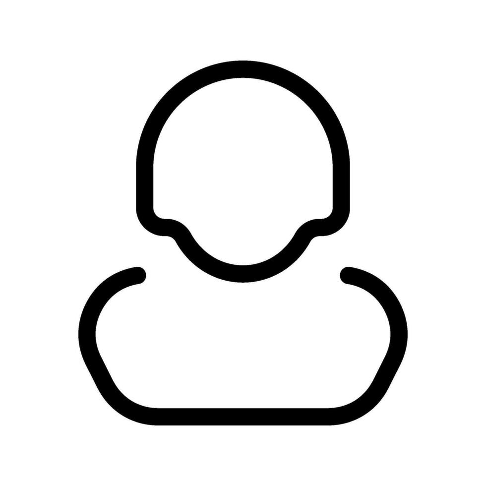 Female User Icon Vector Symbol Design Illustration