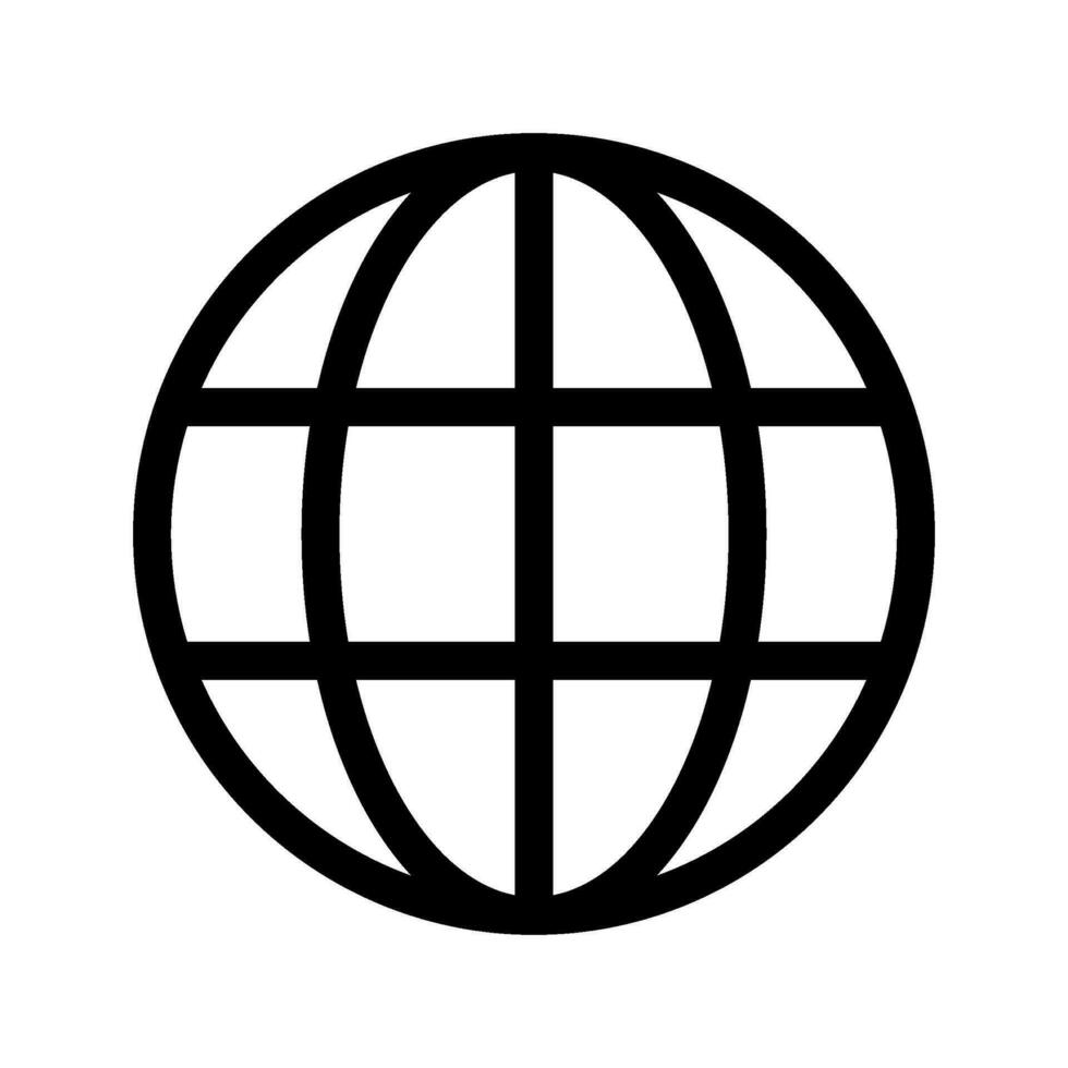 Global Icon Vector Symbol Design Illustration