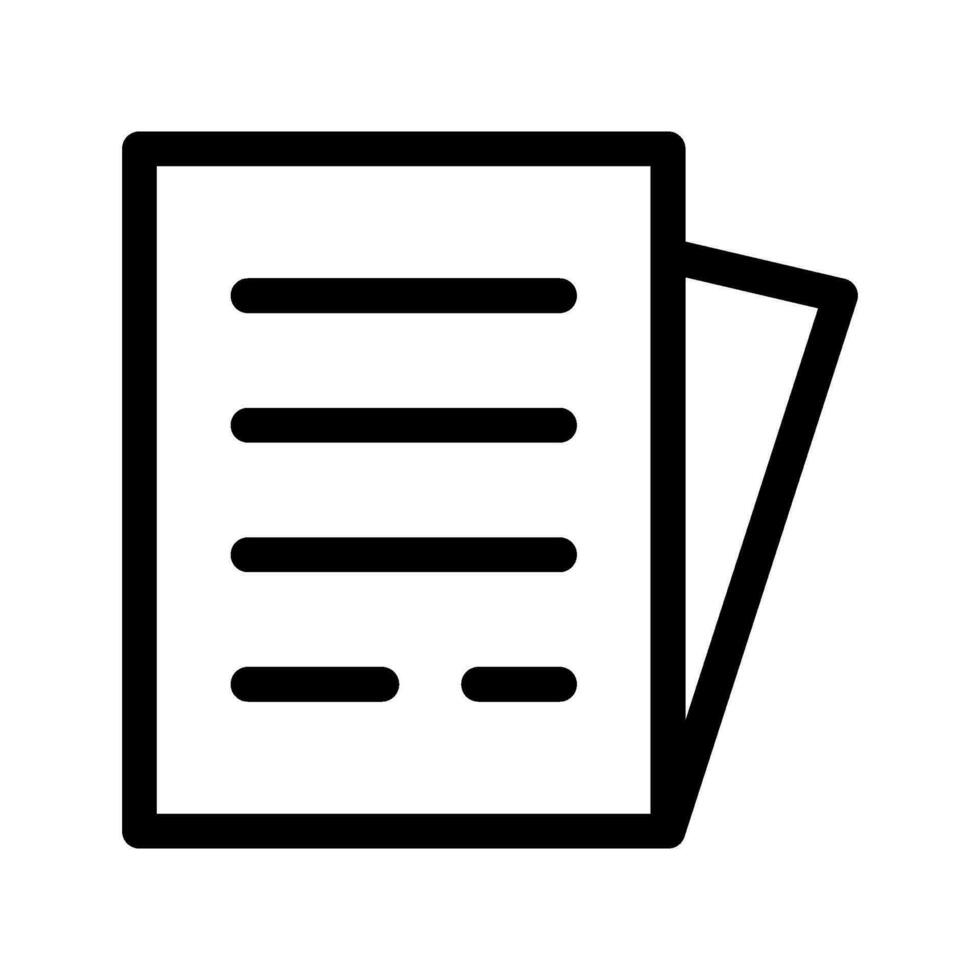 Newspaper Icon Vector Symbol Design Illustration