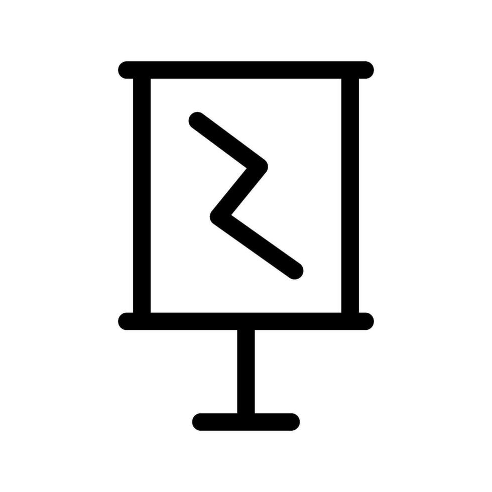 Flipchart Icon Vector Symbol Design Illustration