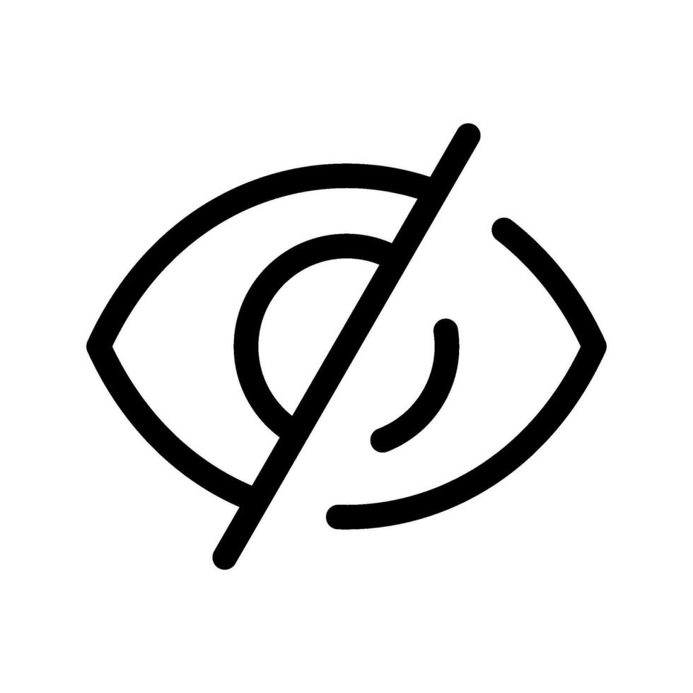 invisible icono vector símbolo diseño ilustración