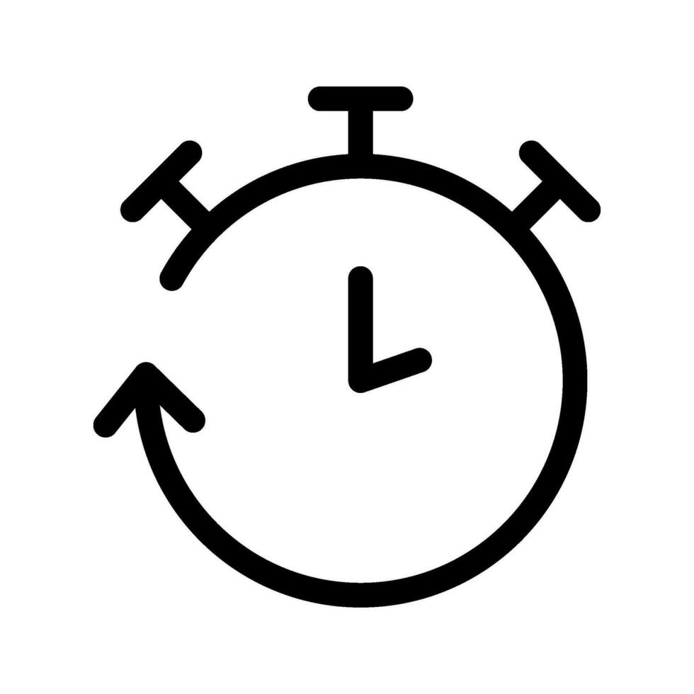 Arrival Time Icon Vector Symbol Design Illustration