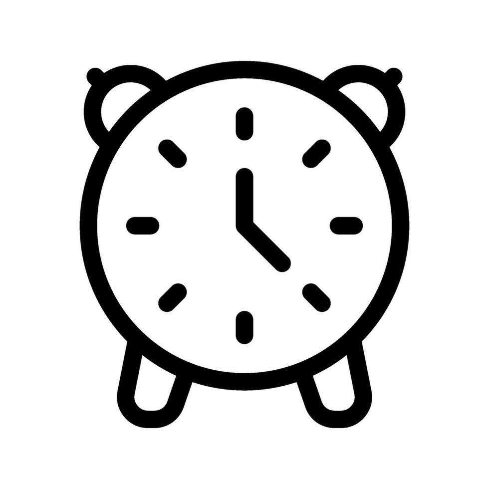 alarma reloj icono vector símbolo diseño ilustración