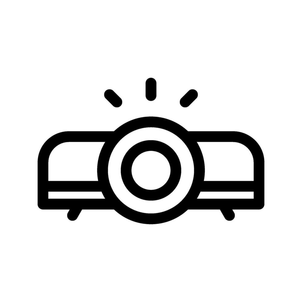 Projector Icon Vector Symbol Design Illustration
