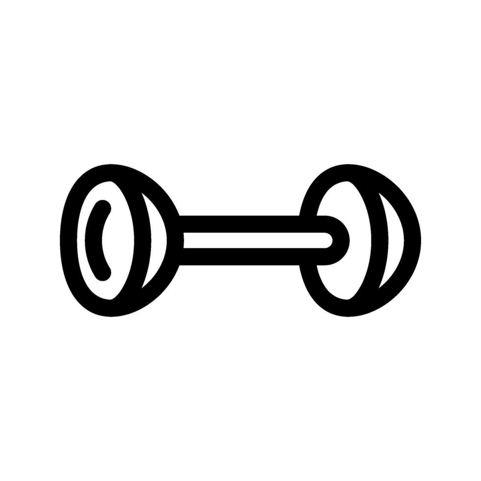 Dumbbell Icon Vector Symbol Design Illustration