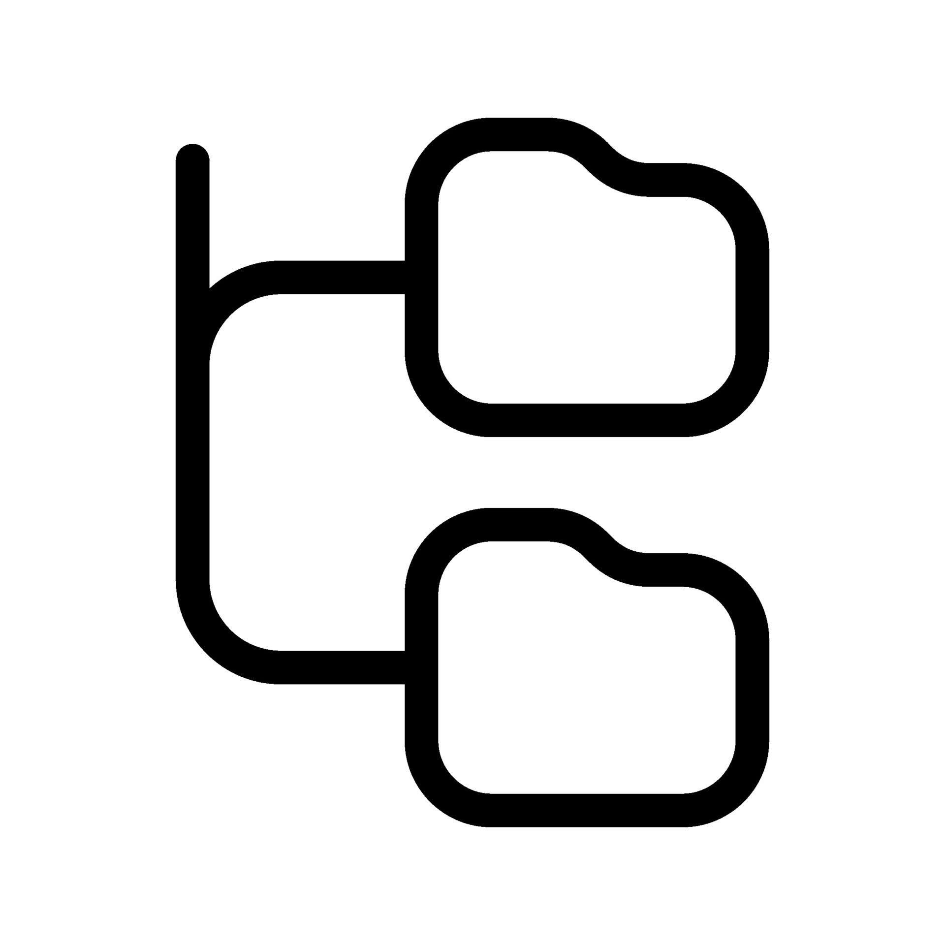 Folder Tree Icon Vector Symbol Design Illustration 35121610 Vector Art