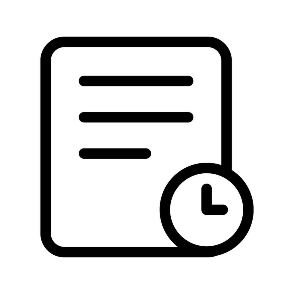 Deadline Icon Vector Symbol Design Illustration