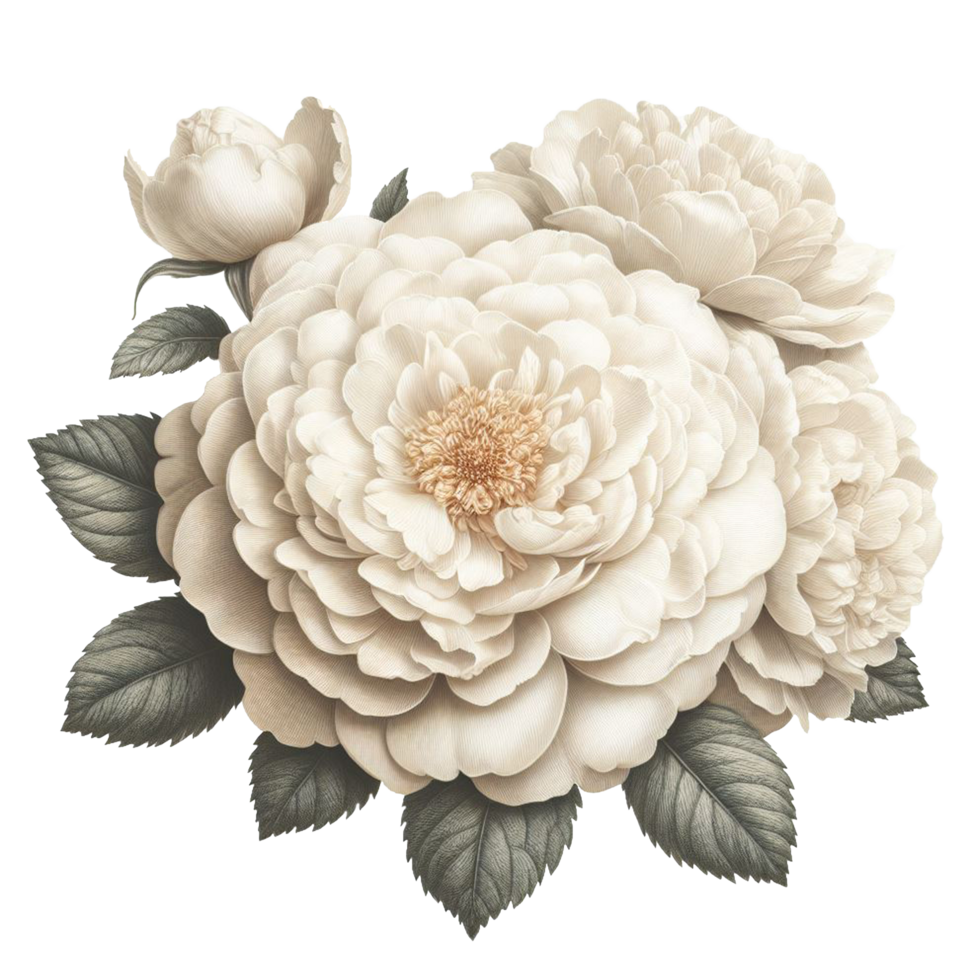 AI generated Damask rose flower, photos and then edited. png