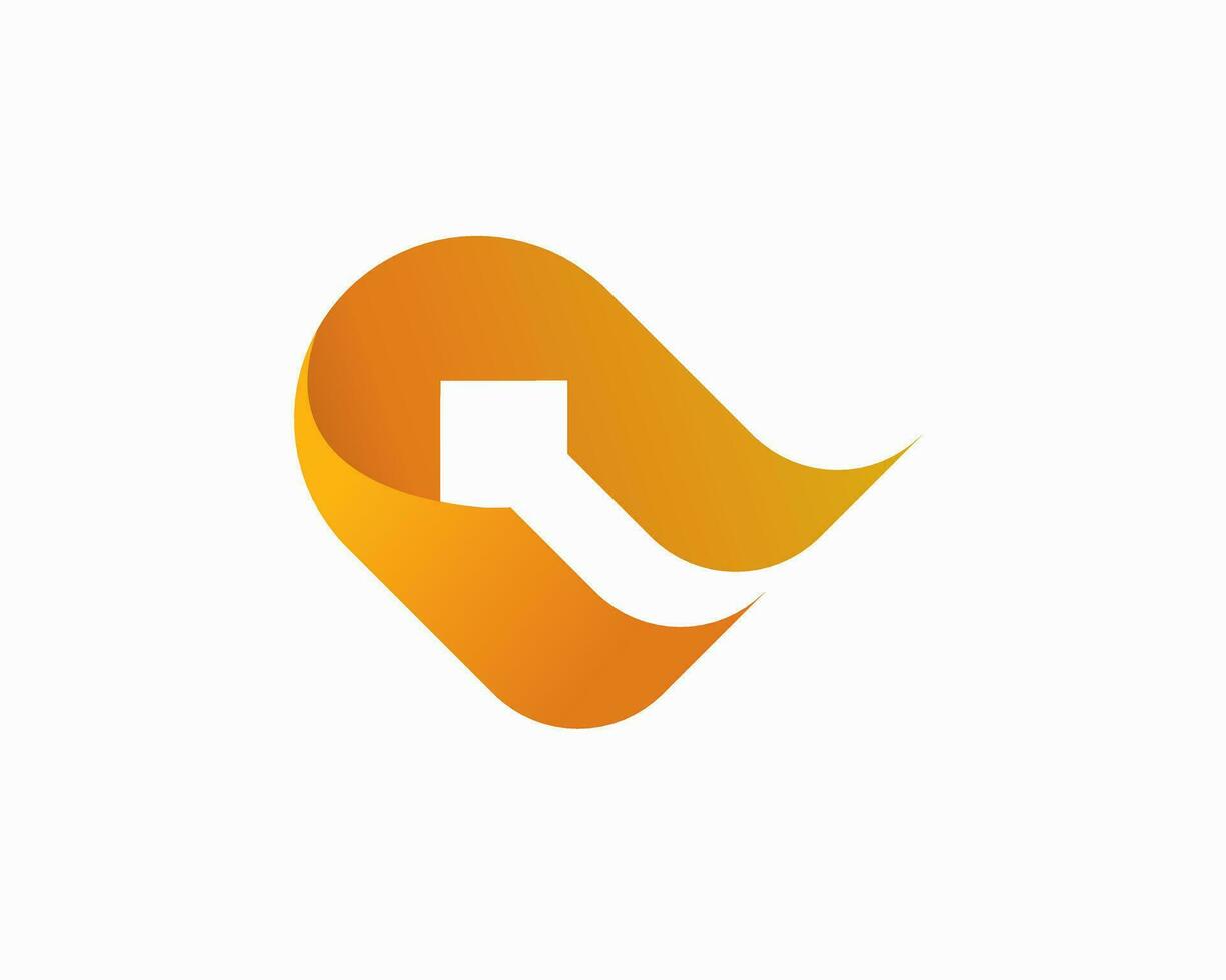 Letter v logo design template vector