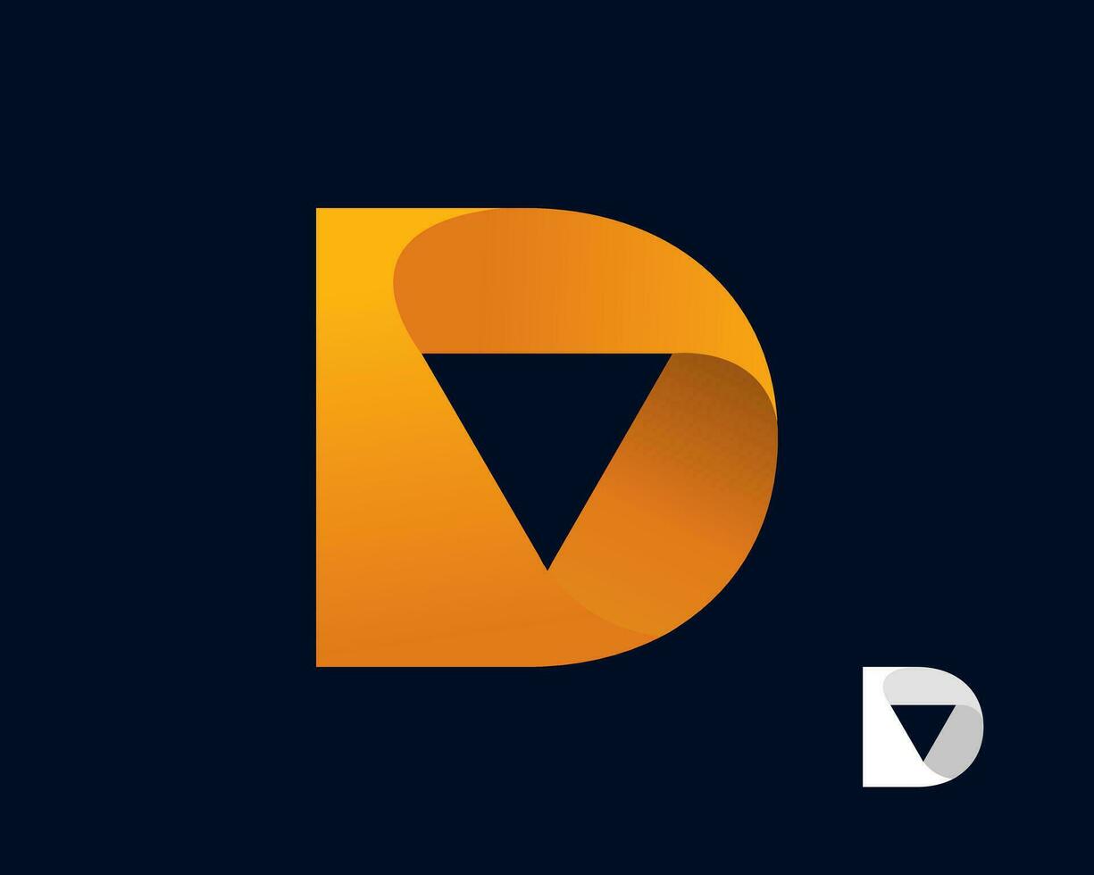 D modern app and web logo design vector template