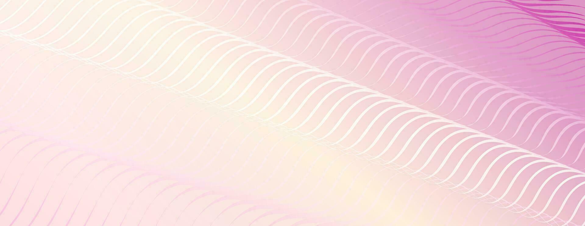 vector resumen ola línea degradado antecedentes. vibrante trama de semitonos ligero púrpura, rosado amarillo degradado ola fon. moderno suave tartán ondulado antecedentes. traje para póster, sitio web, rebaja