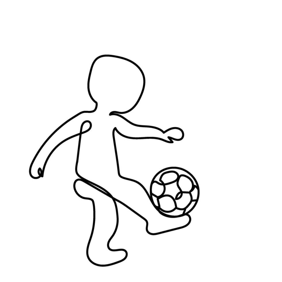 Football and soccer. vector