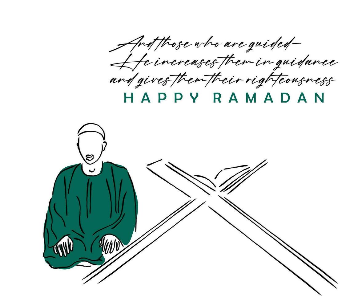 apreciar ramzan y celebrar cada momento. vector