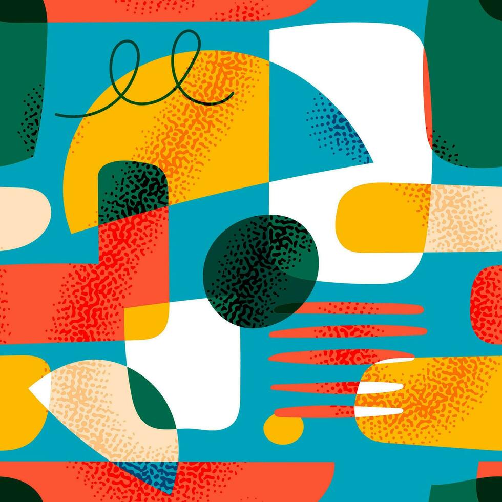 Abstract background of geometric shapes vector