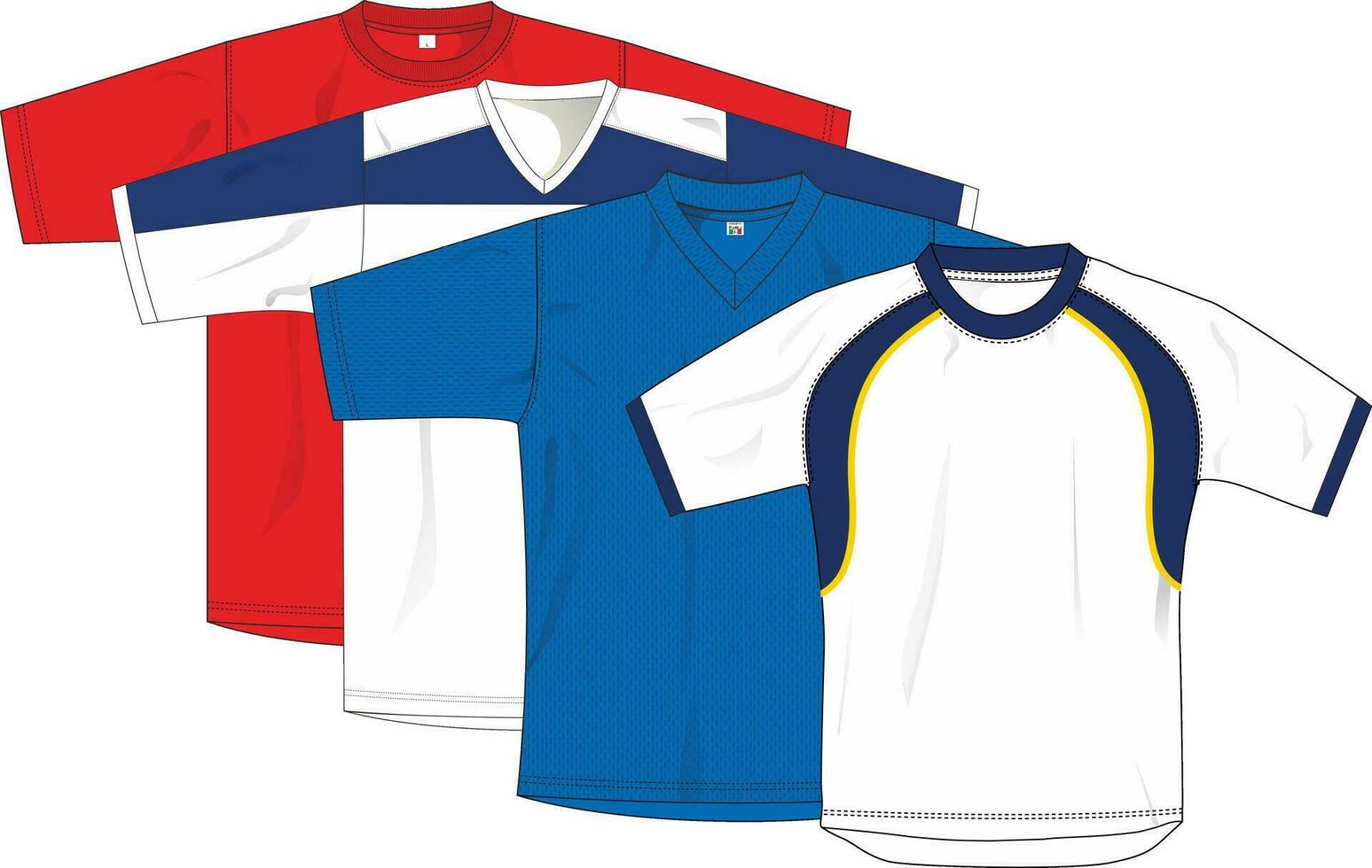 atlético corto manga deporte camiseta diseño vector
