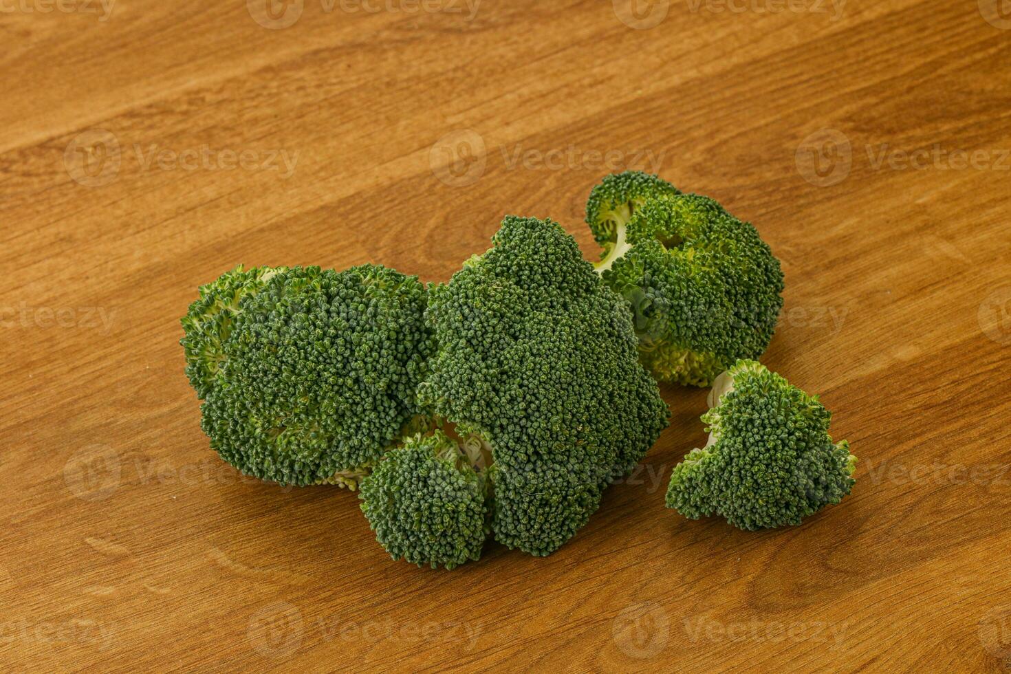 Raw ripe green broccoli cabbage photo