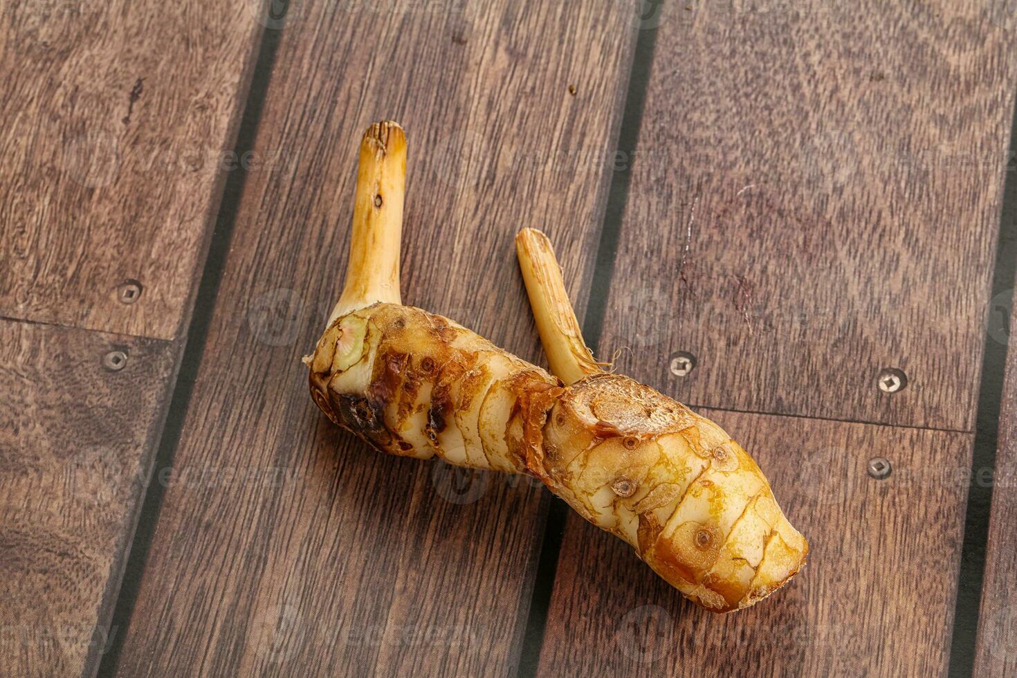 Raw galangal root seasonong aroma photo