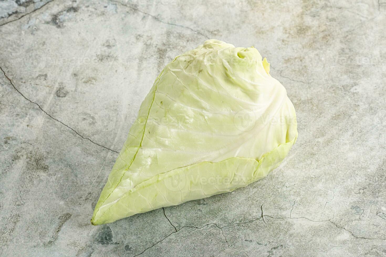 Cone sweetheart ripe green cabbage photo