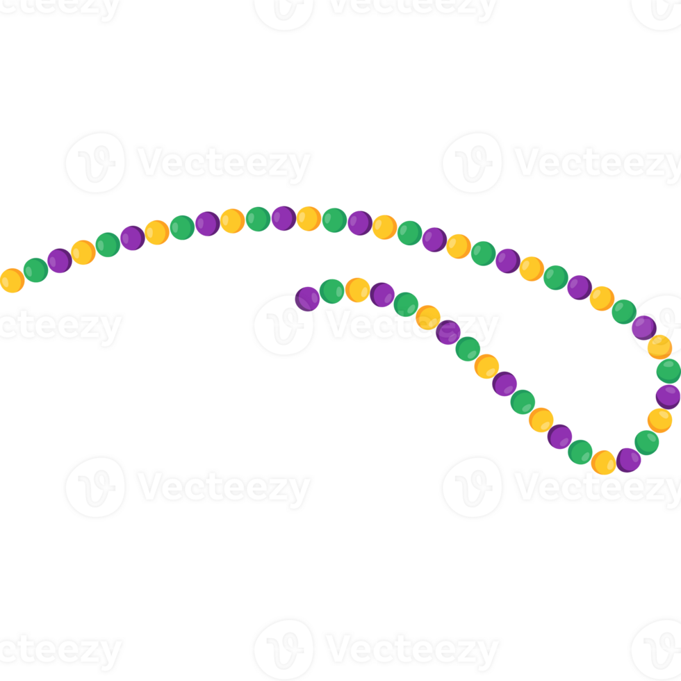 necklace mardi gras png