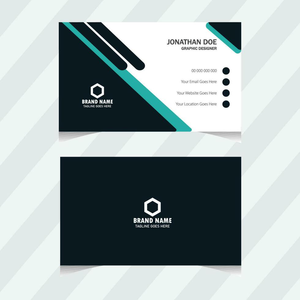 modern business card design template. vector