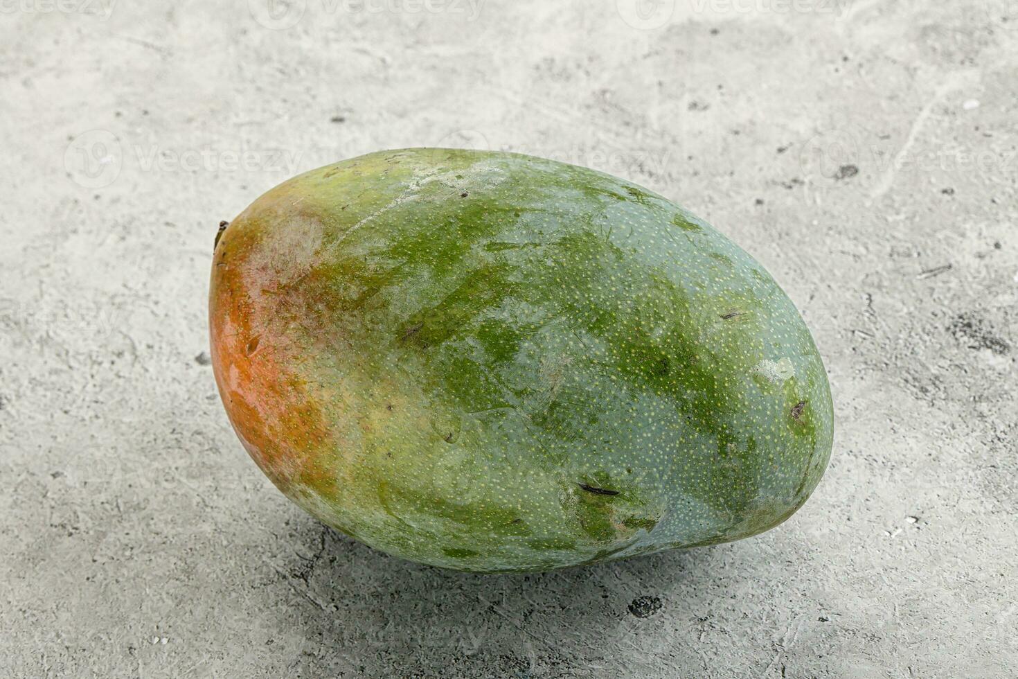 Ripe sweet green tropic mango photo