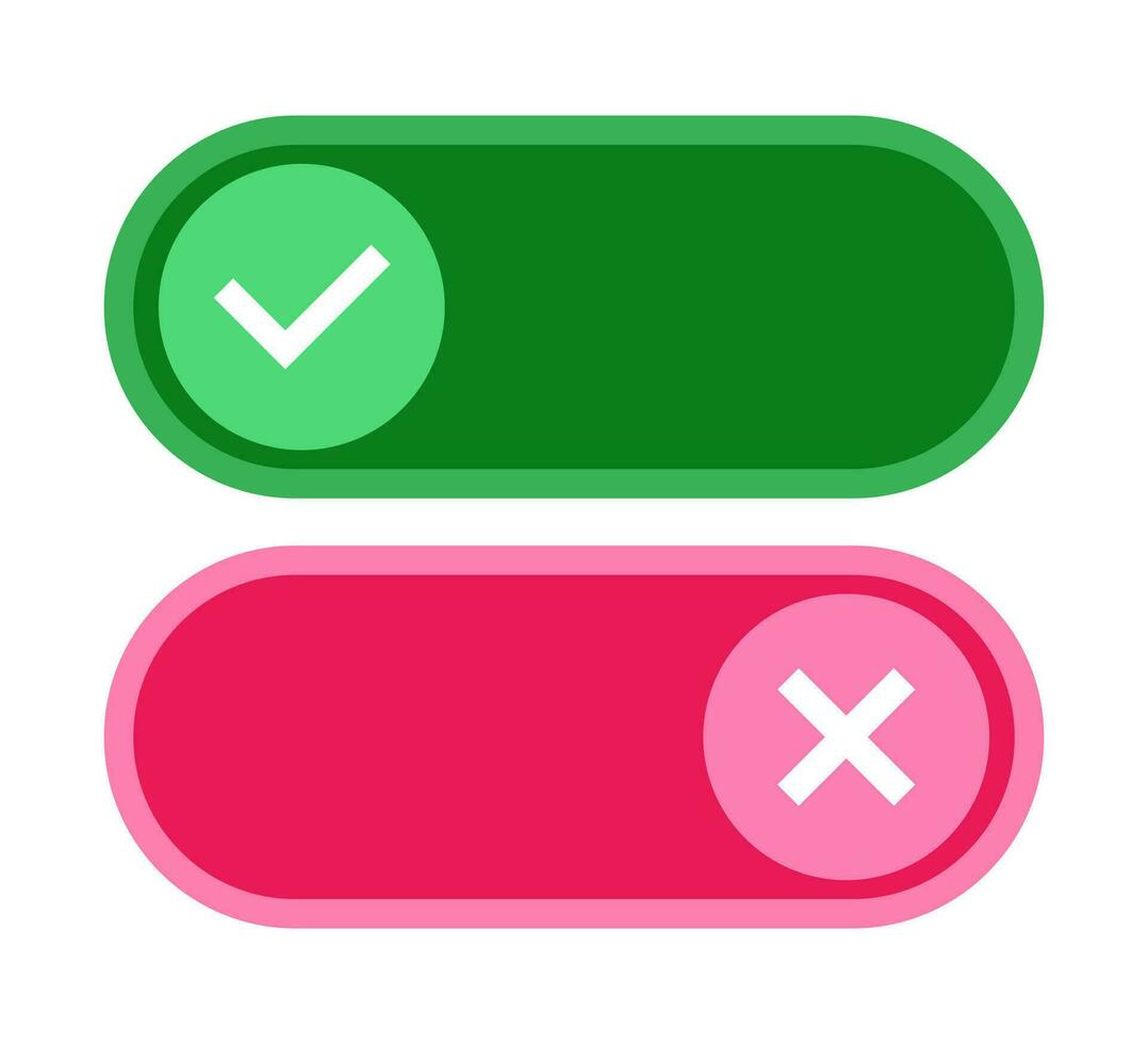 On off switch icon vector isolated