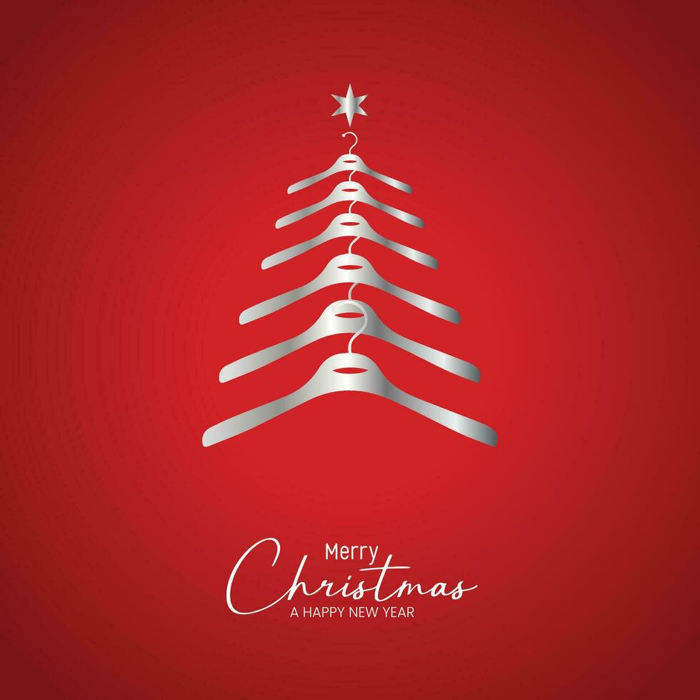 Merry christmas and happy new year promotion banner design vector