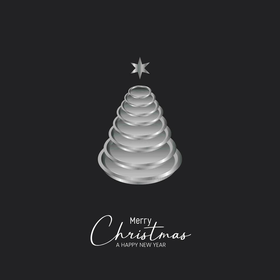 Merry christmas and happy new year promotion banner design vector