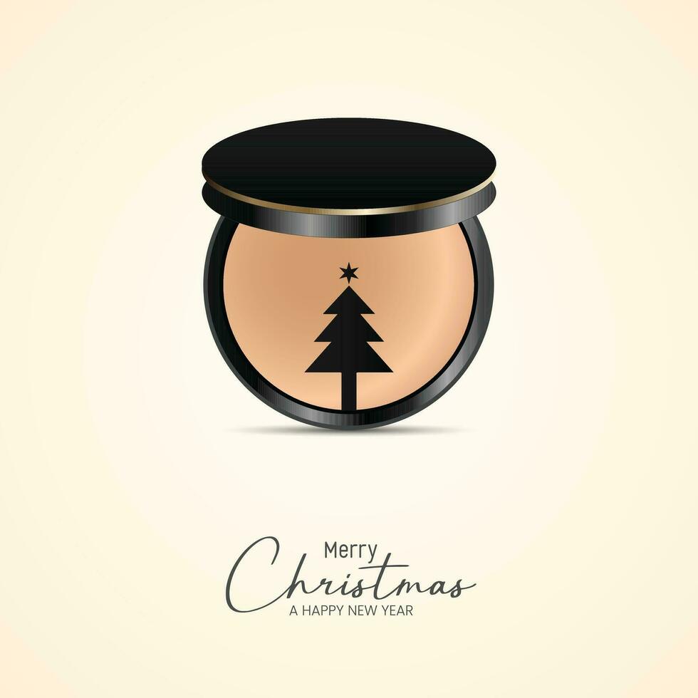 Merry christmas and happy new year promotion banner design vector