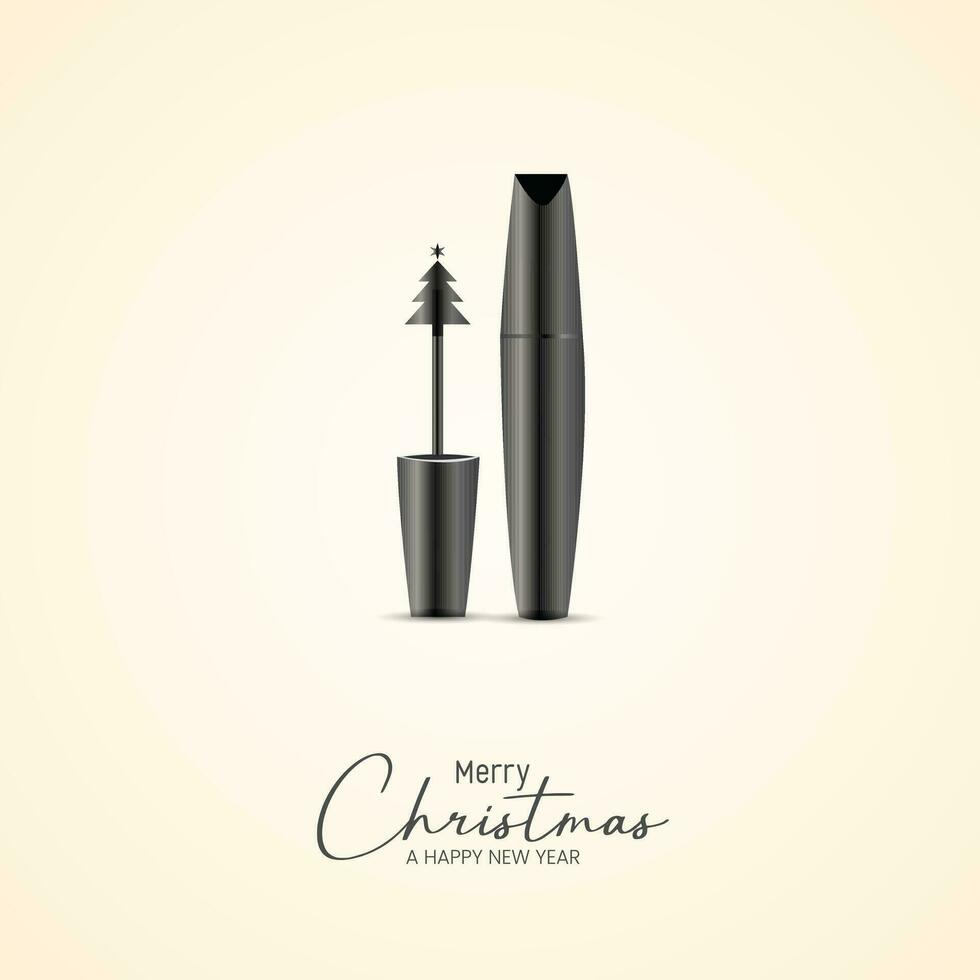 Merry christmas and happy new year promotion banner design vector