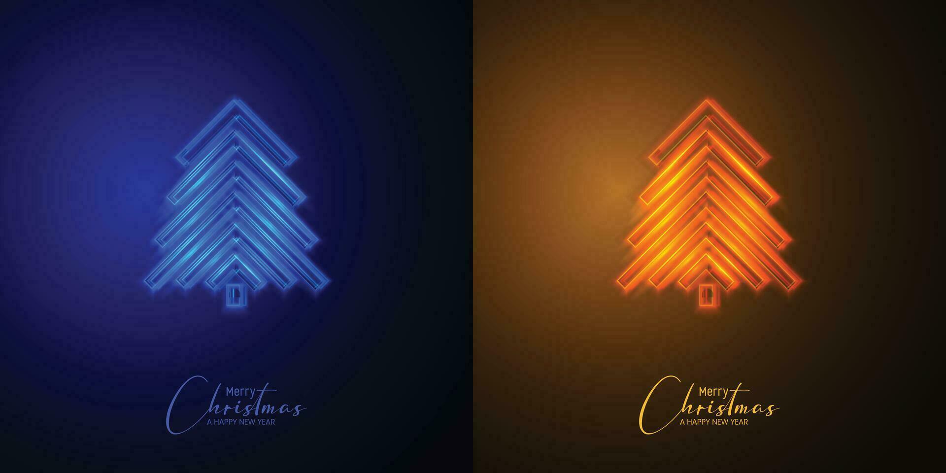 Merry christmas and happy new year promotion banner design vector