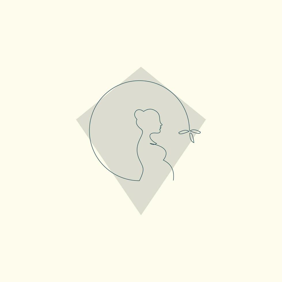 Beauty logo with kite concept vector