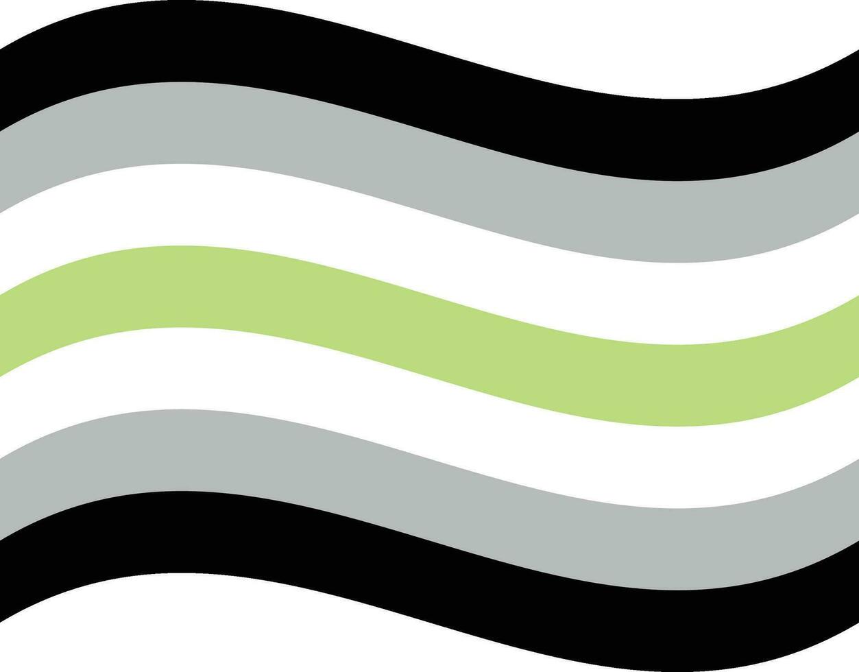 Agender Pride Flag. Symbol of Agender Community. vector