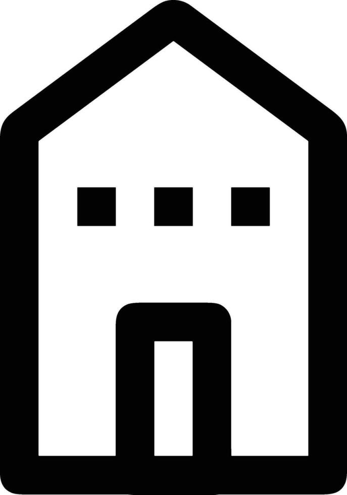 Home outline icon symbol vector image. Illustration of the house real estate graphic property design image