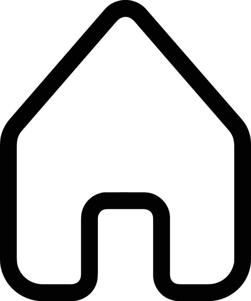 Home outline icon symbol vector image. Illustration of the house real estate graphic property design image