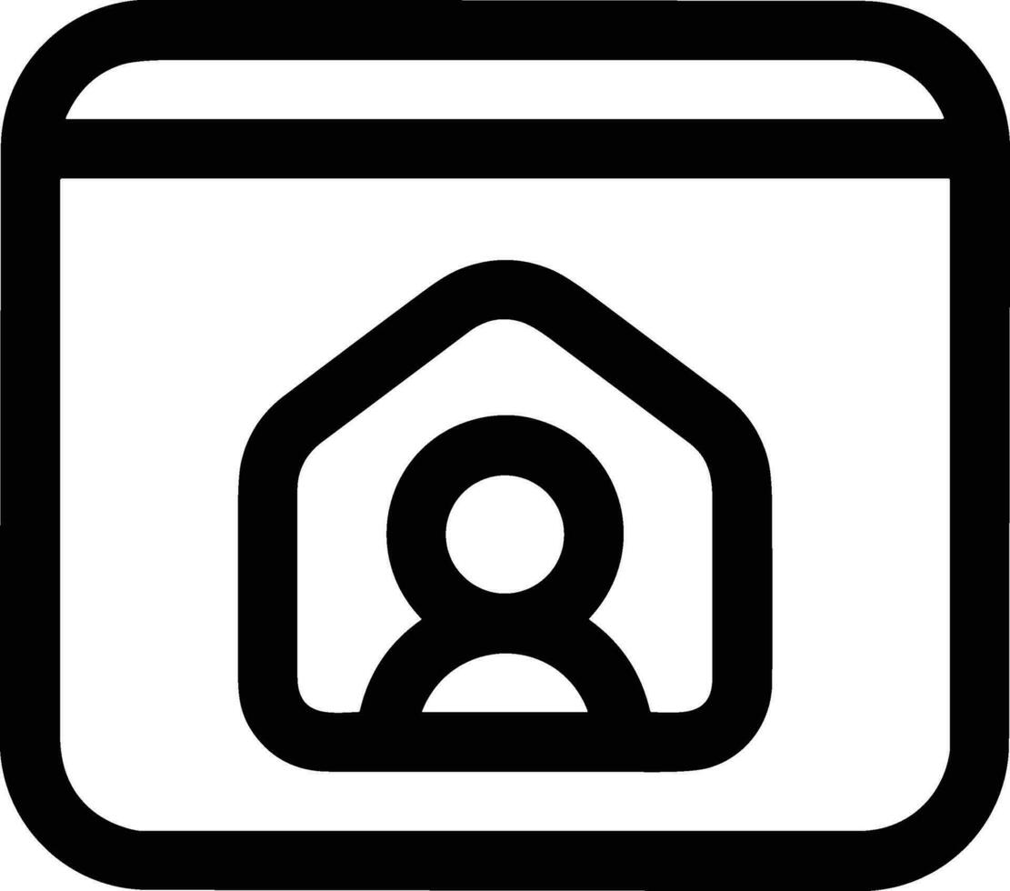 Home outline icon symbol vector image. Illustration of the house real estate graphic property design image
